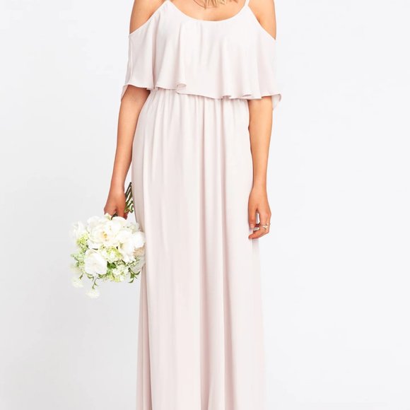 Show Me Your MuMu Caitlin Ruffle Maxi Dress Size M - Picture 5 of 5